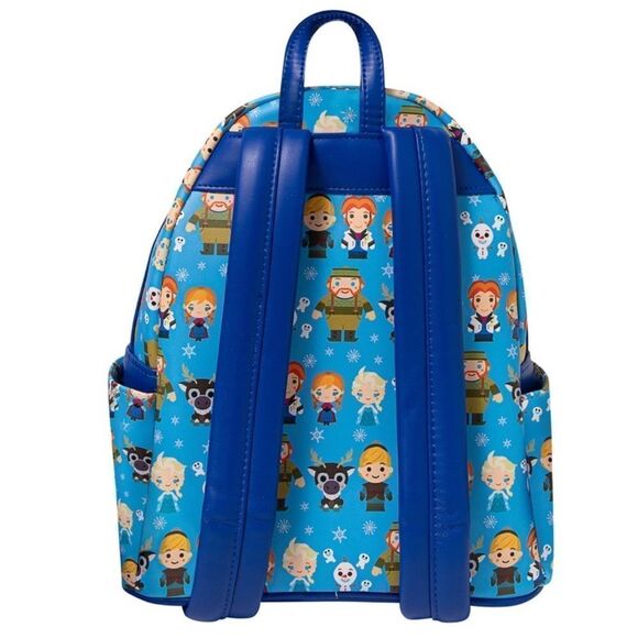 Loungefly x Disney Frozen Chibi Print Mini Backpack NWT - Picture 14 of 15